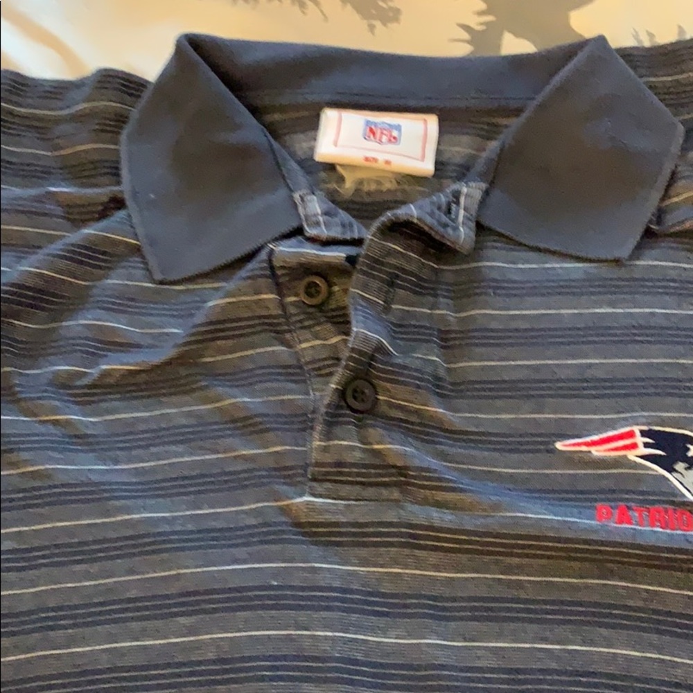 New England polo shirt